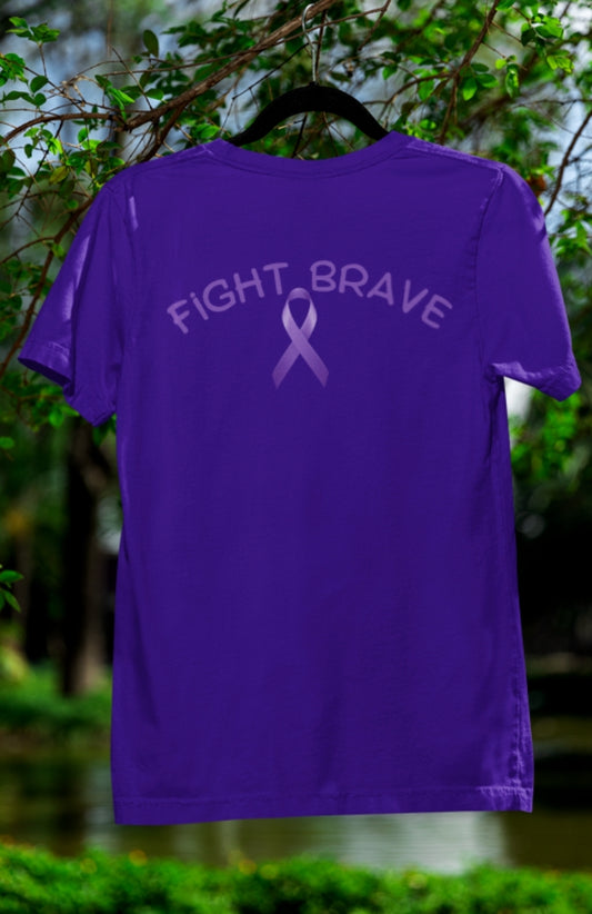 Fight Brave Tee(Puff lettering)